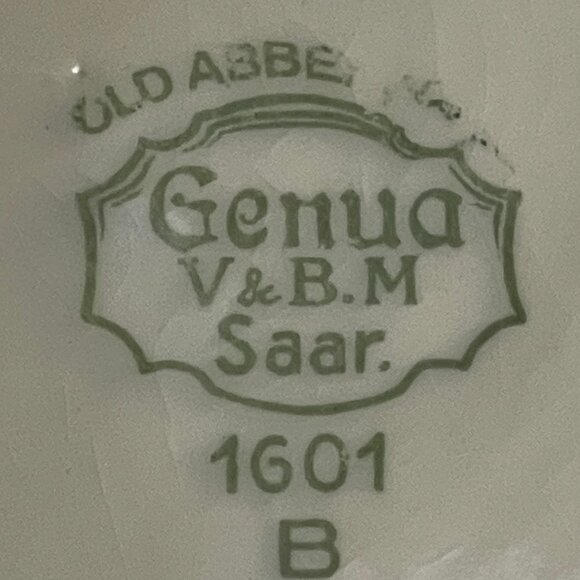 VILLEROY & BOCH OLD ABBEY WARE 1601 PORCELAIN FLORAL GENUA PLATTER - Picture 3 of 3